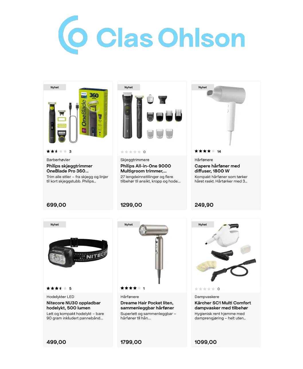 Clas Ohlson spesialtilbud fra 24. januar til 12. februar 2025 - kundeavisside 3