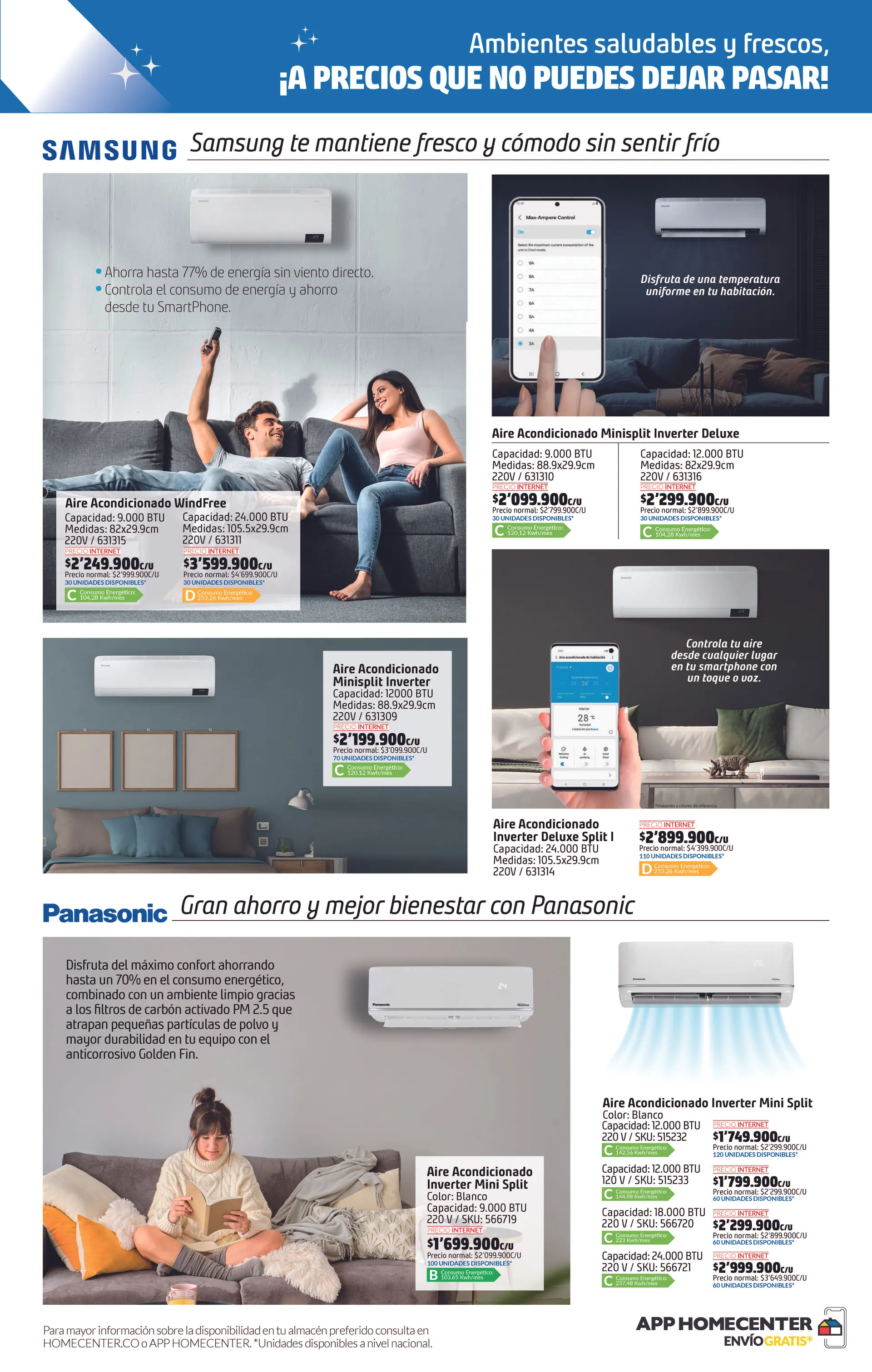 Catalogo de Homecenter Especial de climatización 24 de febrero al 17 de marzo 2025 - Pag 2