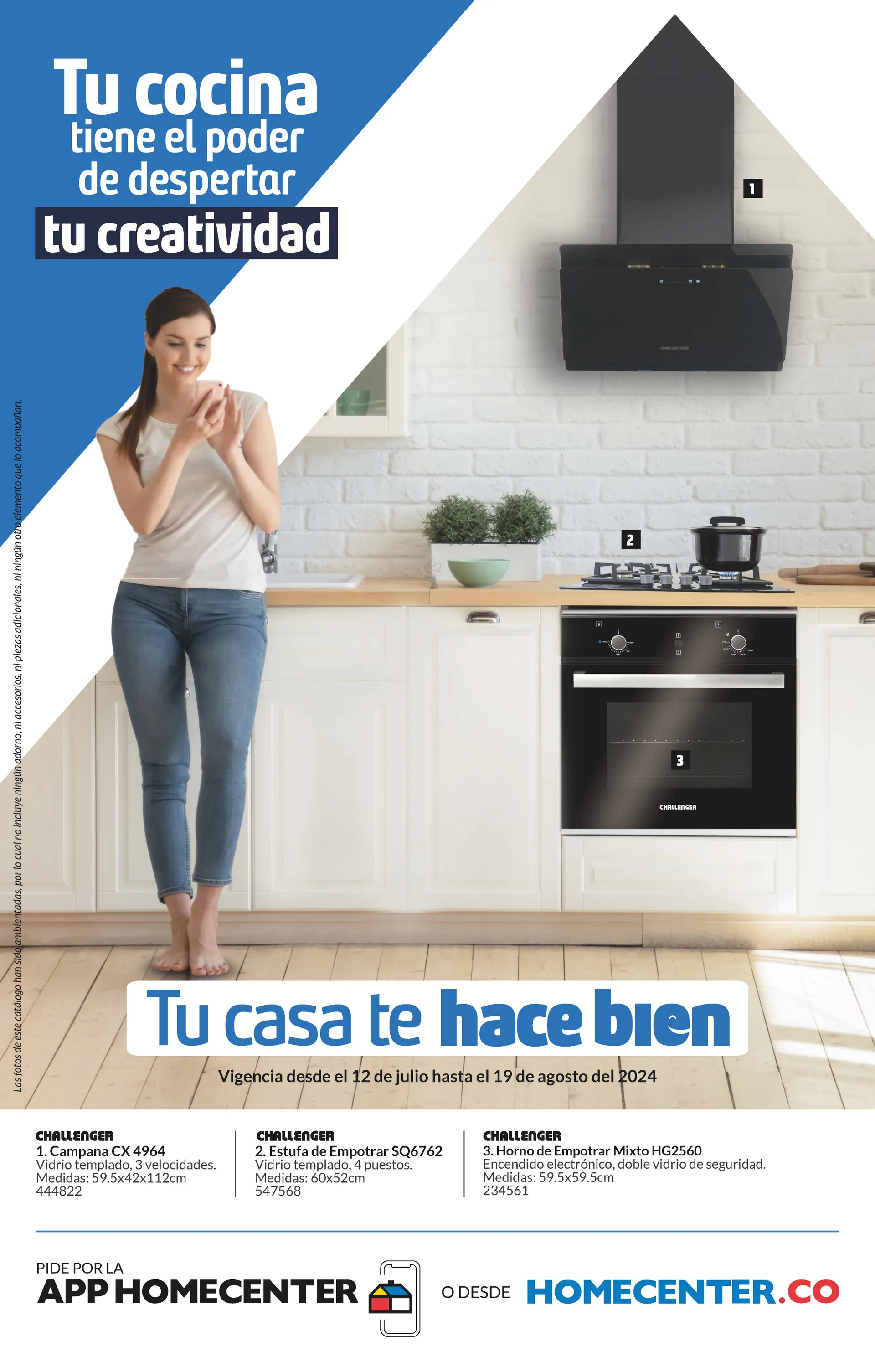 Catalogo de Homecenter Ofertas y descuentos 12 de julio al 19 de agosto 2024 - Pag 1