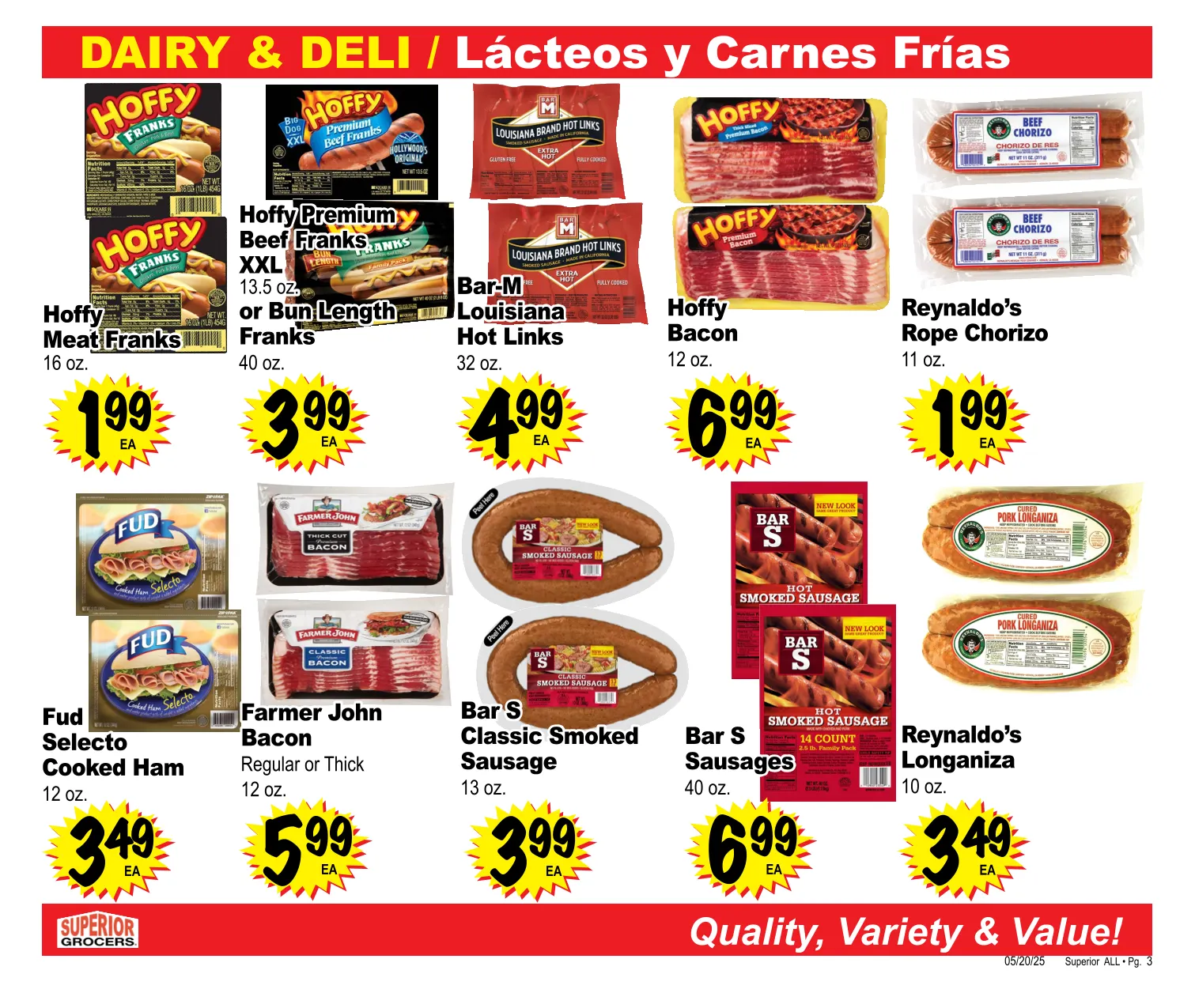 Weekly ad Superior Grocers Super Savers from May 27 to June 16 2025 - Page 3