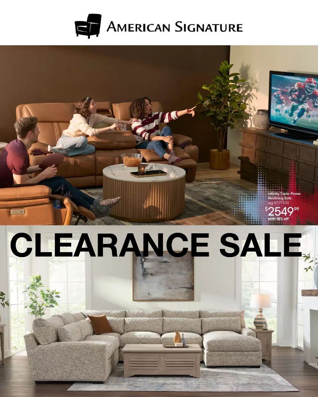 Weekly ad American Signature Furniture from December 10 to December 23 2025 - Page 1