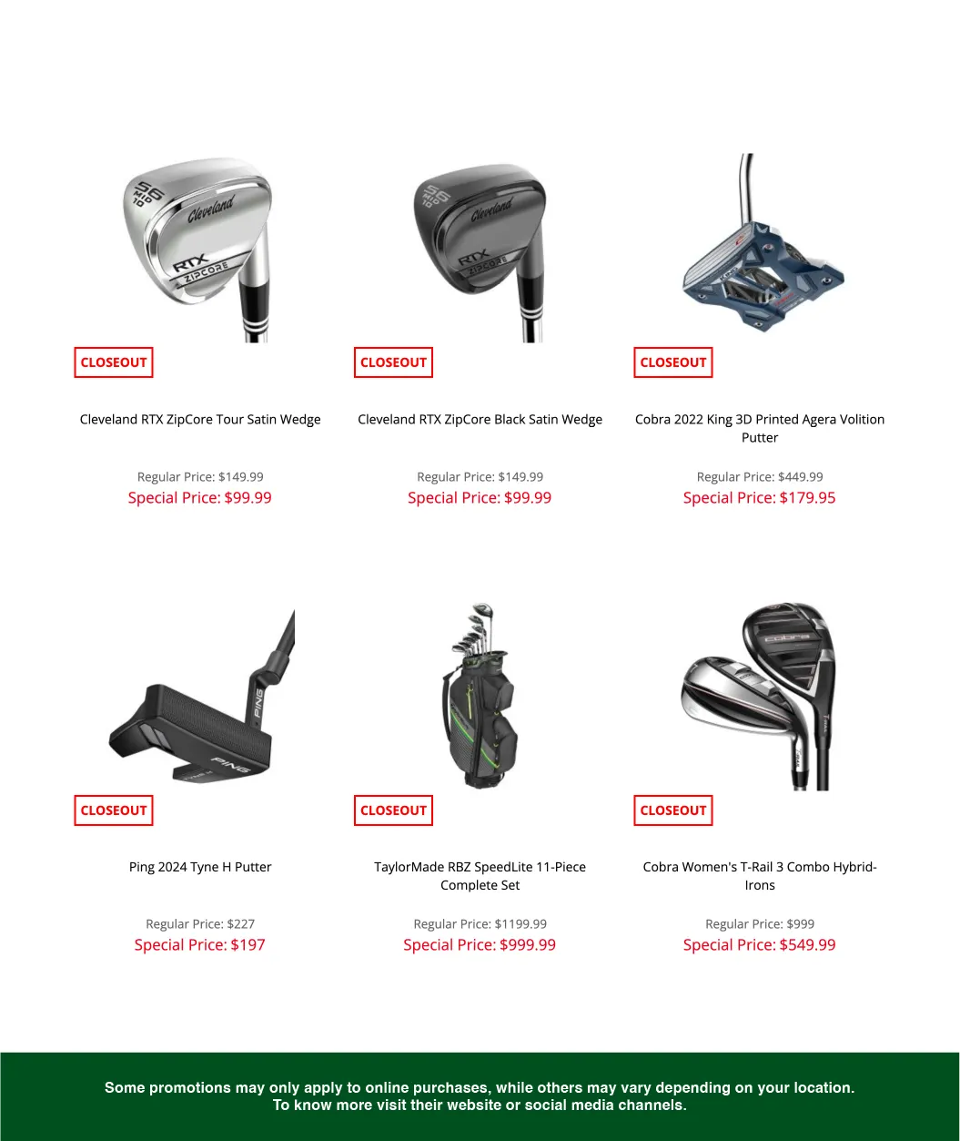 Weekly ad Golf Discount Deals from March 14 to March 31 2025 - Page 3