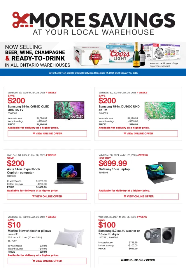 More Costco savings from January 21 to January 28 2025 - flyer page 2