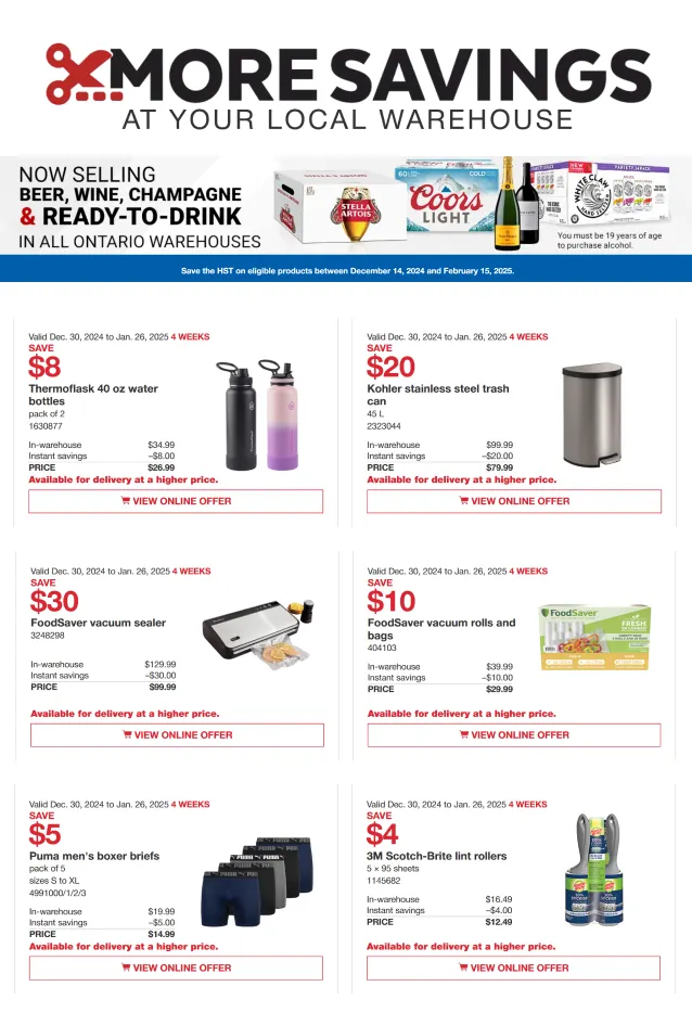 More Costco savings from January 21 to January 28 2025 - flyer page 3