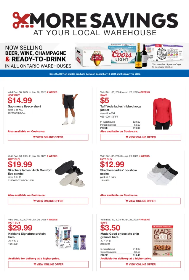 More Costco savings from January 21 to January 28 2025 - flyer page 1