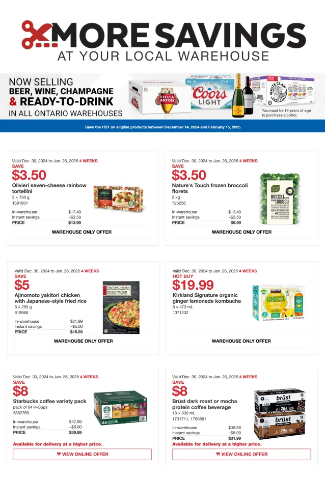 More Costco savings from January 21 to January 28 2025 - flyer page 6