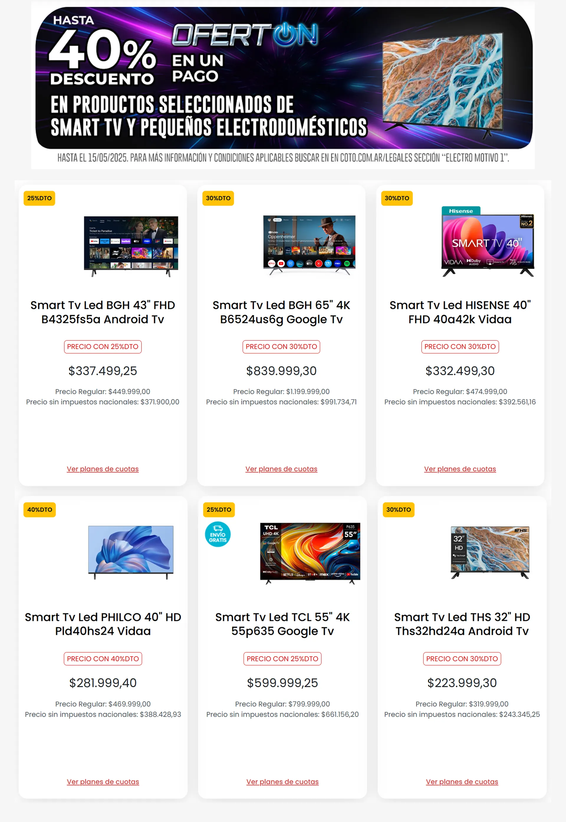 Ofertas de Ofertones Coto 9 de mayo al 15 de mayo 2025 - Página 7 del catálogo