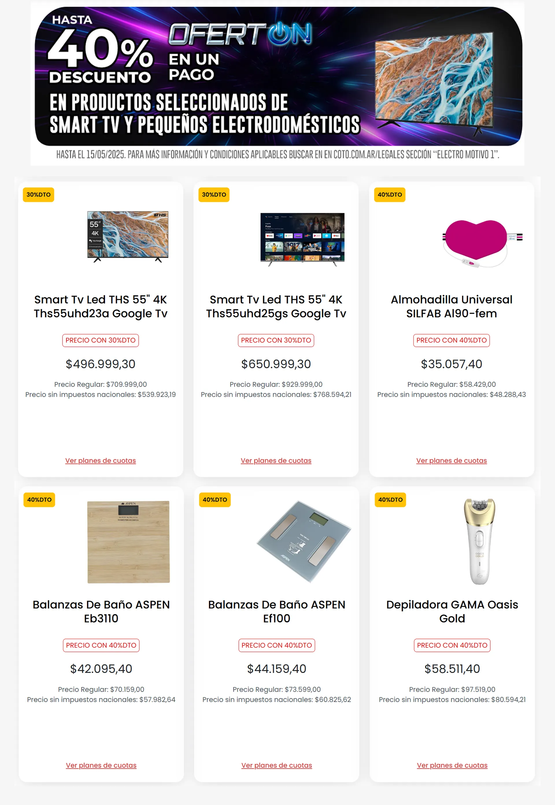 Ofertas de Ofertones Coto 9 de mayo al 15 de mayo 2025 - Página 8 del catálogo