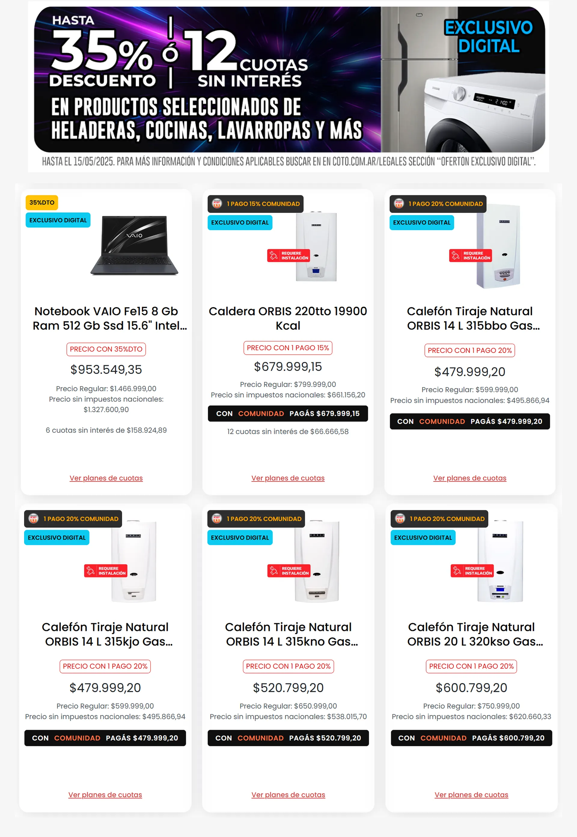 Ofertas de Ofertones Coto 9 de mayo al 15 de mayo 2025 - Página 10 del catálogo