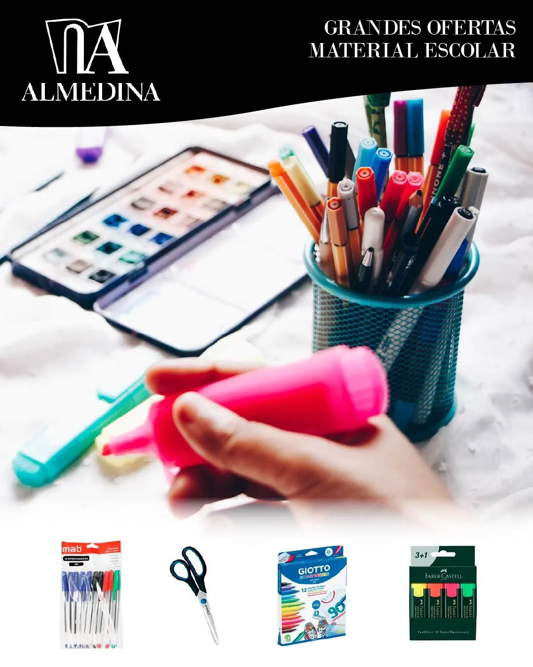 Folheto Almedina Promoções Material Escolar de 31 de maio até 5 de junho 2024 - Pagina