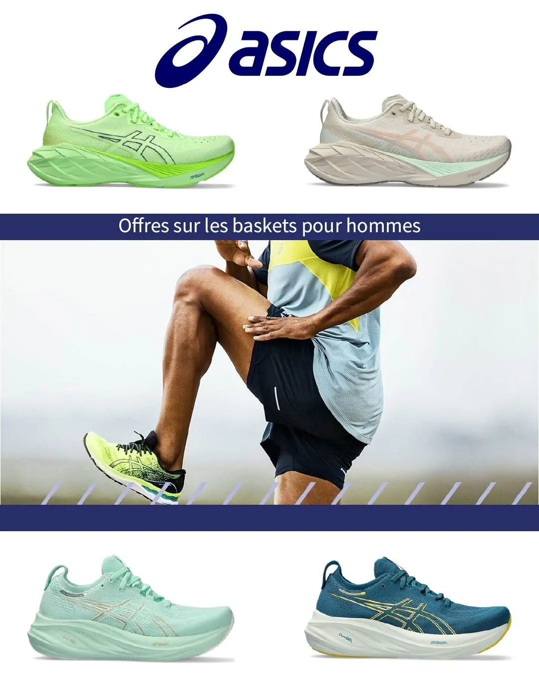 Offres sur les baskets pour hommes du 11 avril au 16 avril 2024 - Catalogue page