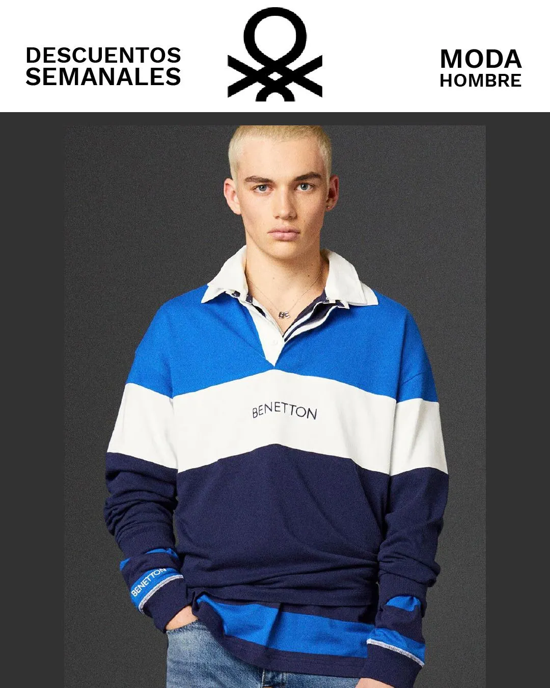Benetton ofertas en moda de hombre - 20 de julio 25 de julio 2024