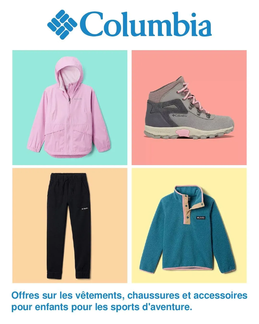 Columbia Offres: Sports Enfants du 14 juin au 19 juin 2024 - Catalogue page