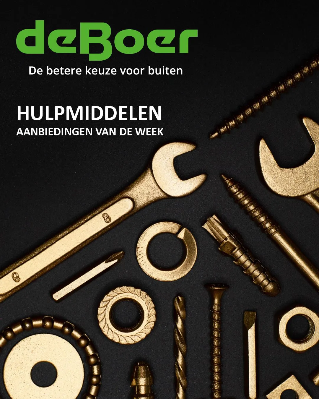 De Boer Drachten Aanbiedingen: Gereedschap van 25 mei tot 30 mei 2024 - Folder pagina 