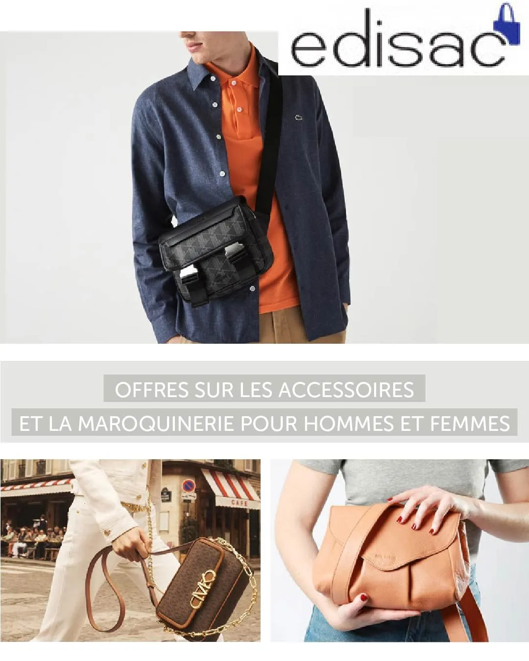 Offres sur les accessoires et la maroquinerie pour hommes et femmes du 5 avril au 10 avril 2024 - Catalogue page