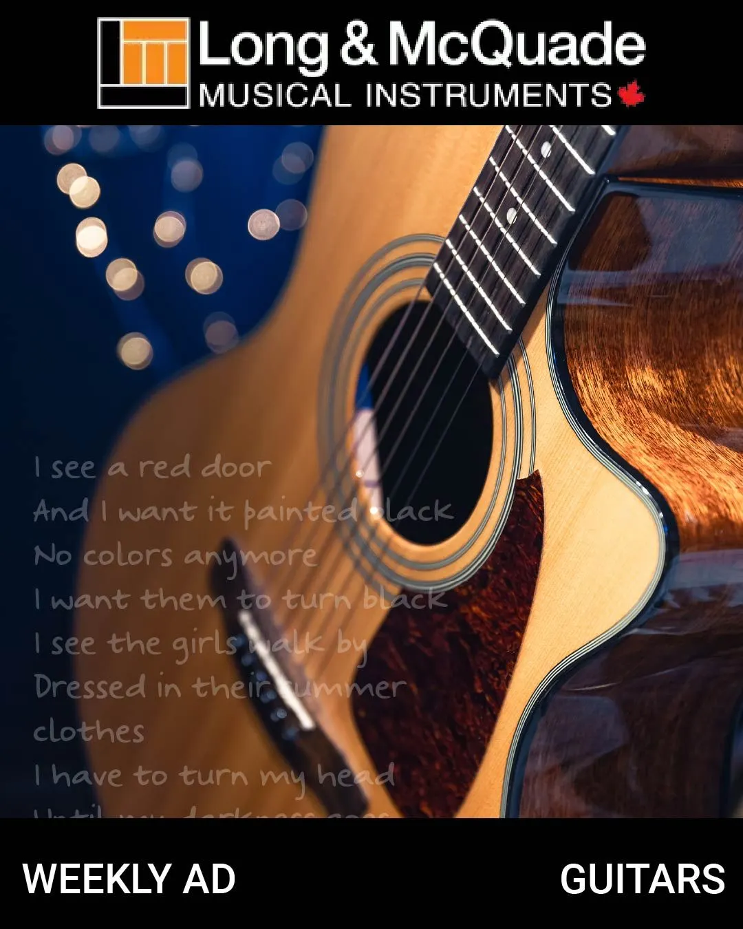 Long & McQuade Guitars Deals from September 16 to September 21 2024 - flyer page