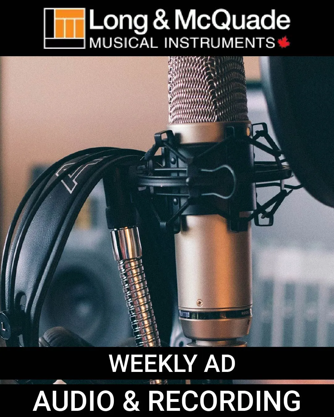 Long & McQuade Audio & Recording Deals from September 18 to September 23 2024 - flyer page