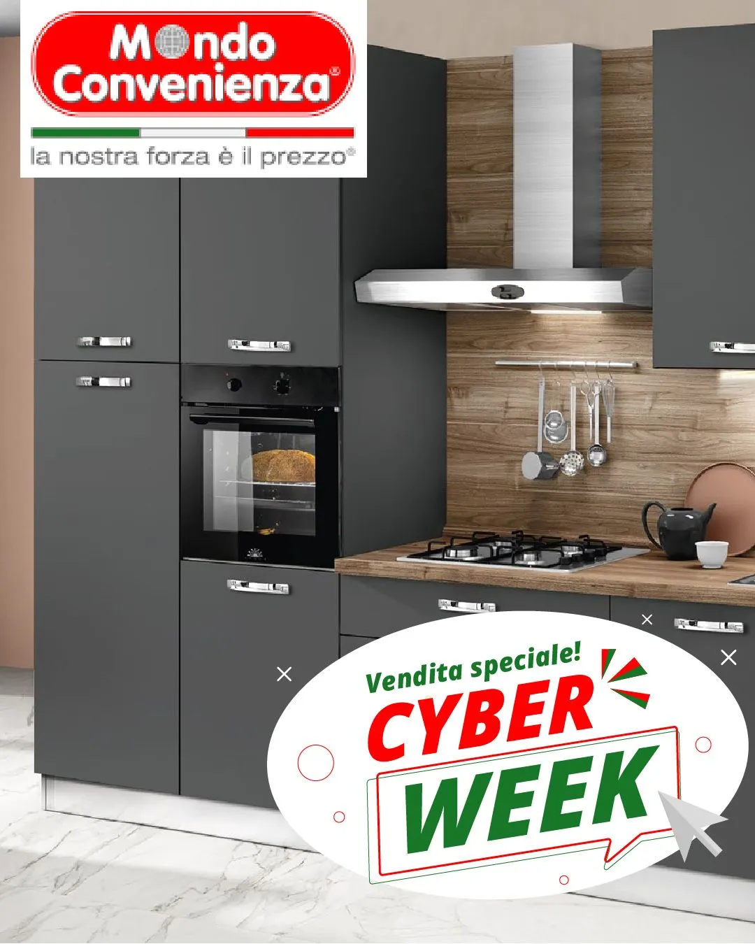 Mondo Convenienza - Casa e Mobili da 26 novembre a 1 dicembre di 2023 - Pagina del volantino 1