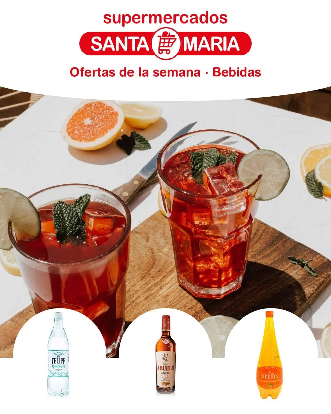 Catalogo de Santa Maria ofertas en bebidas 1 de diciembre al 16 de diciembre 2025 - Pag 