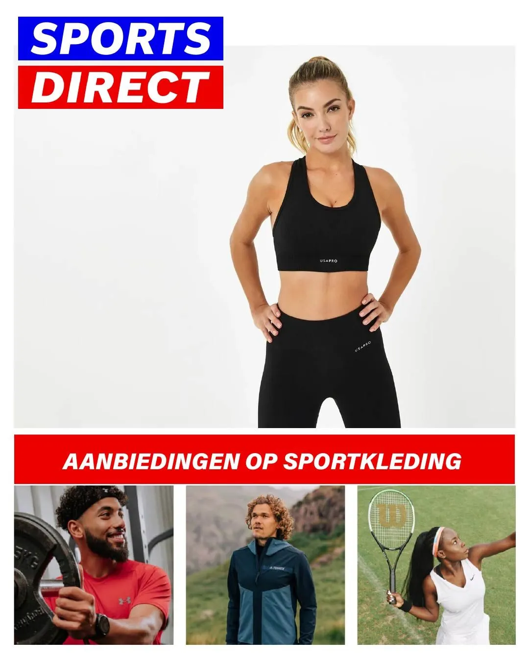 Sports Direct Sportkleding Aanbiedingen - 1 augustus 6 augustus 2024