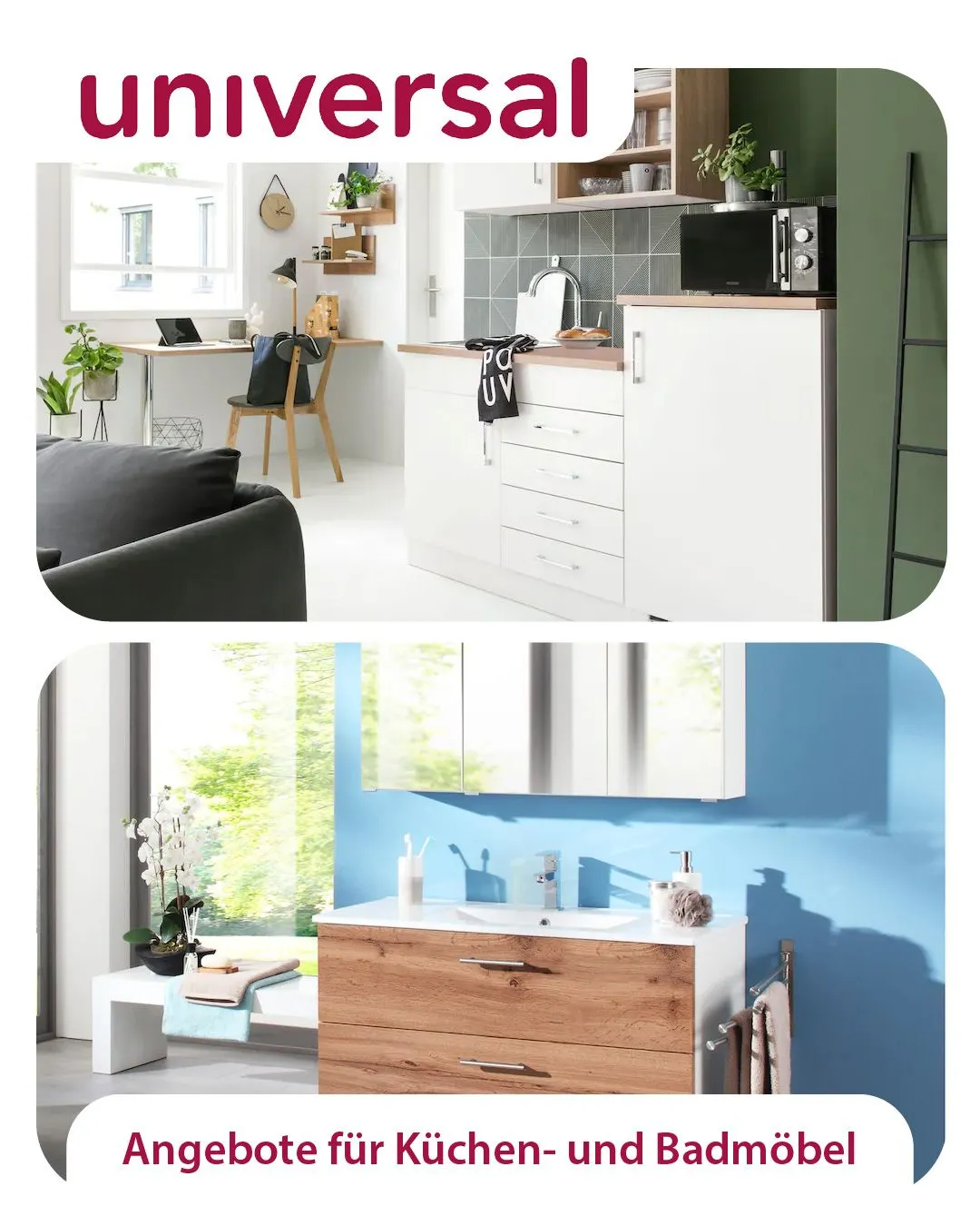 Angebote für Küchen- und Badmöbel von 10. April bis 15. April 2024 - Flugblätt seite  