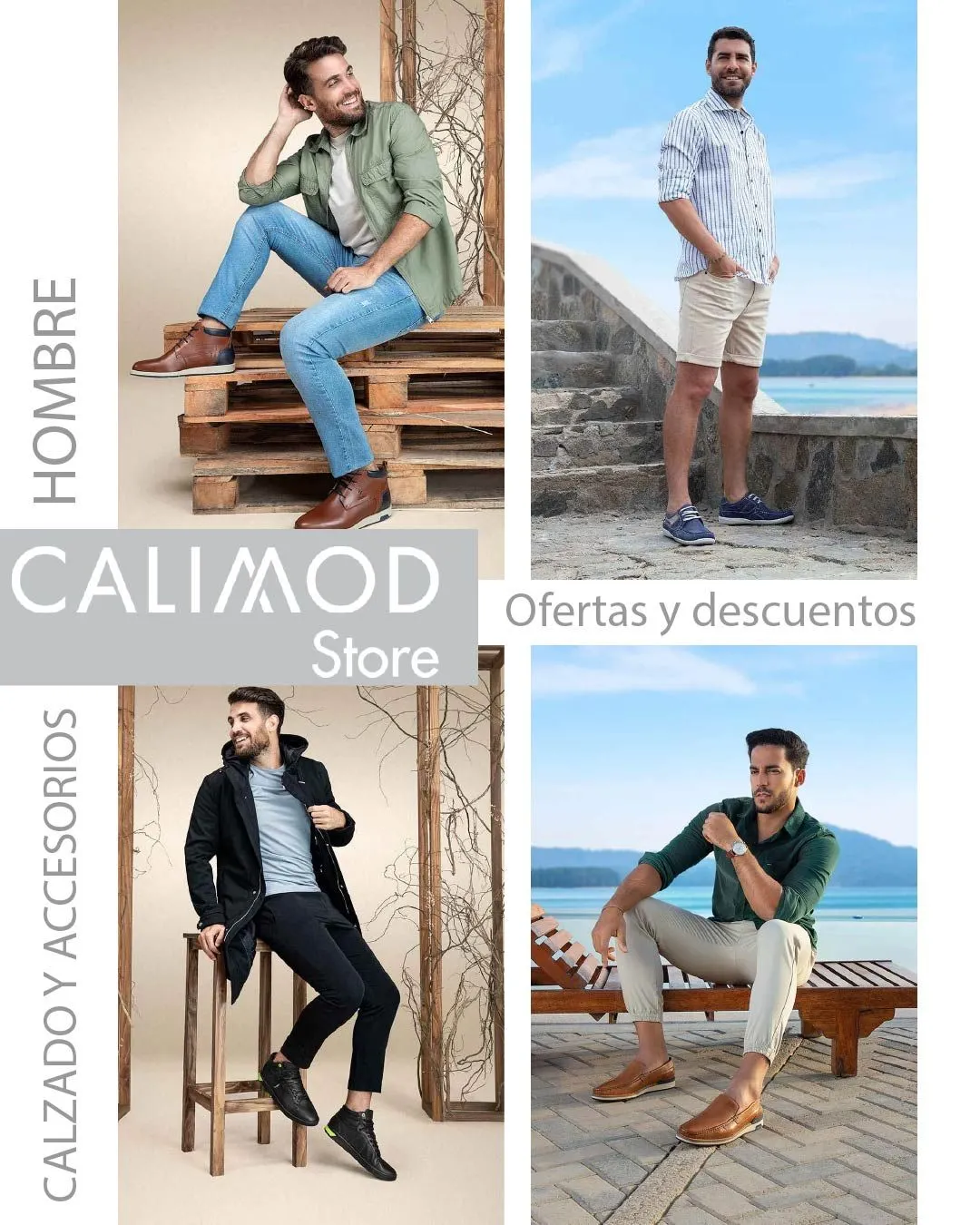 Catalogo de CaliMod ofertas moda y calzados hombre 14 de agosto al 19 de agosto 2024 - Pag 