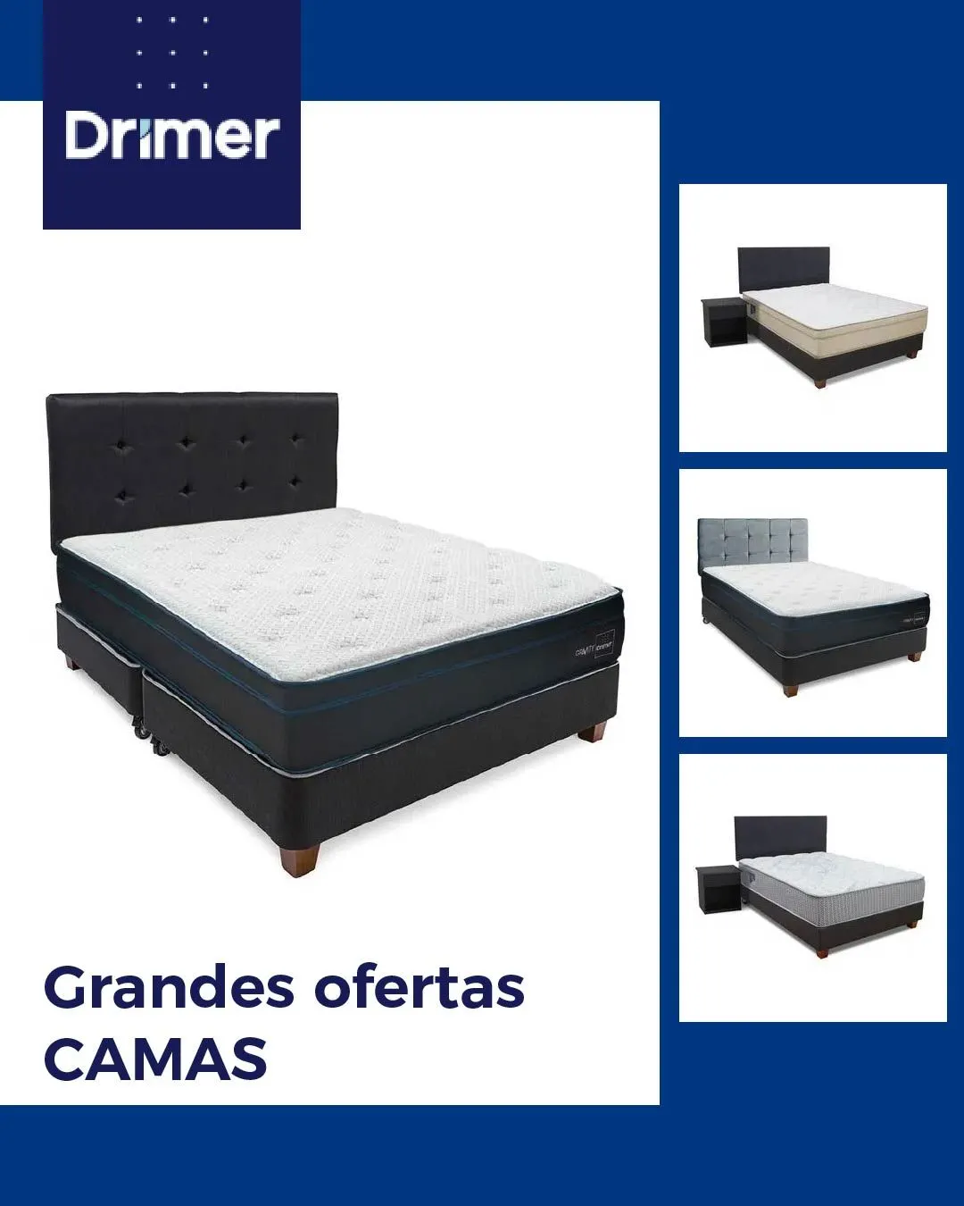 Drimer ofertas en camas y colchones - 23 de octubre 7 de noviembre 2025