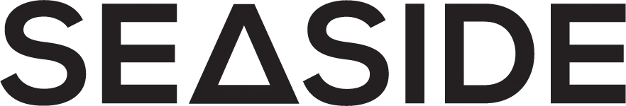 Seaside logo de folhetos