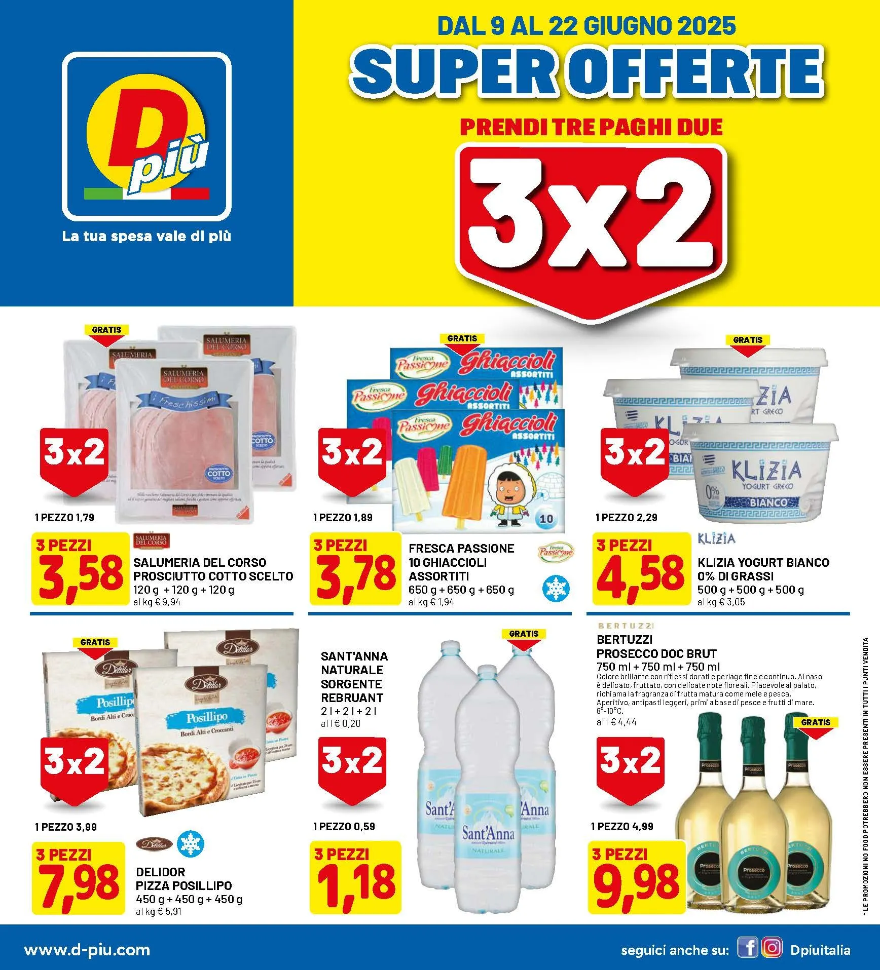 Volantini D Più da 9 giugno a 22 giugno di 2025 - Pagina del volantino 