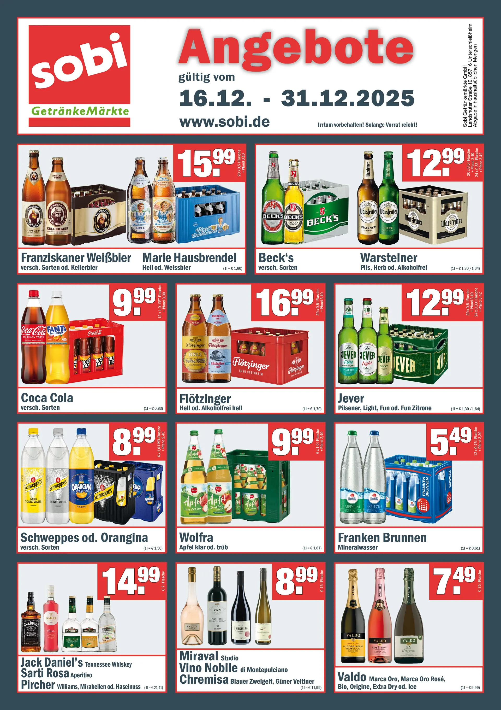 Sobi Angebote von 16. Dezember bis 31. Dezember 2025 - Prospekt seite