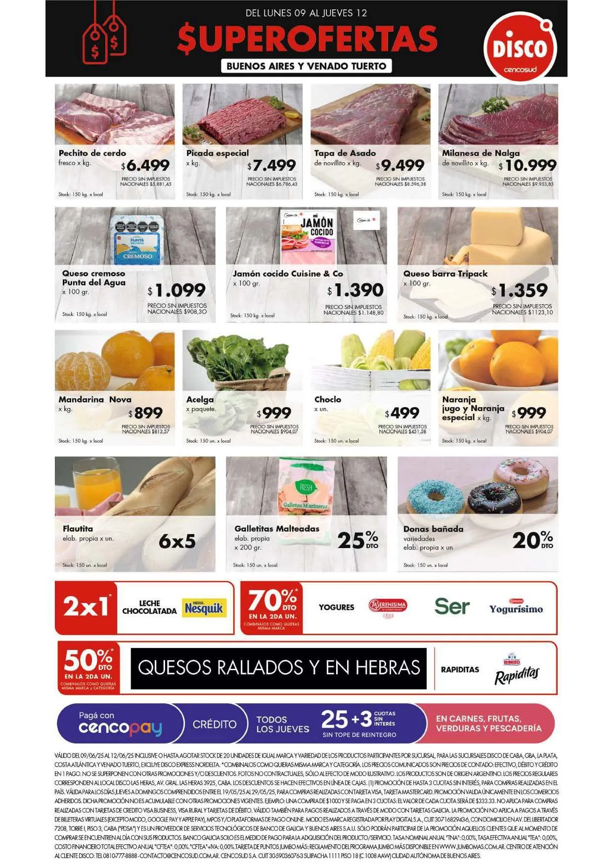 Ofertas de Disco Ofertas 9 de junio al 12 de junio 2025 - Página 1 del catálogo