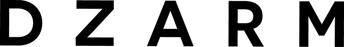 Dzarm logo de folhetos