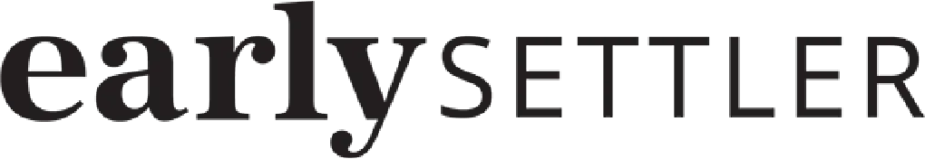 Early Settler logo. Current weekly ad