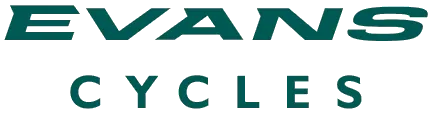 Evans Cycles logo. Current catalogue