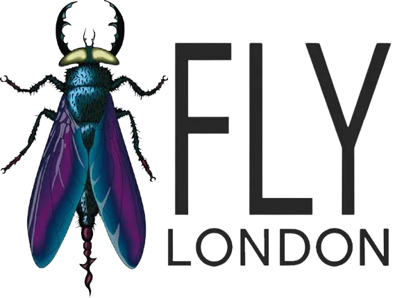 Fly London logo de folhetos
