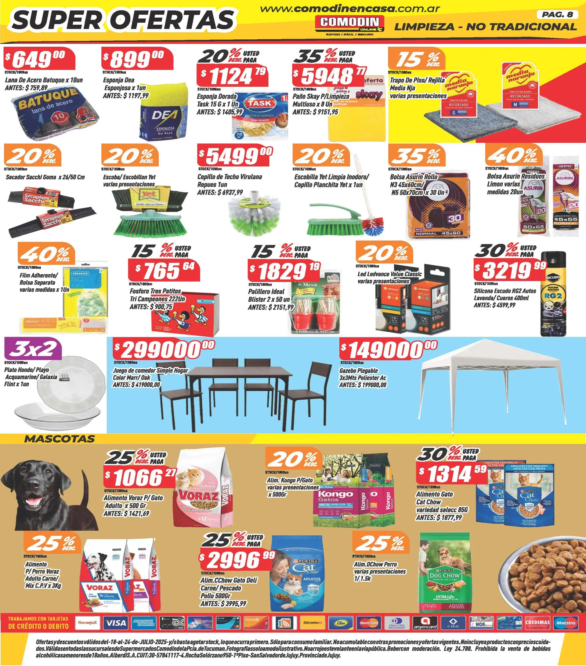 Ofertas de Ofertas Supermercados Comodín 18 de julio al 24 de julio 2025 - Página 8 del catálogo