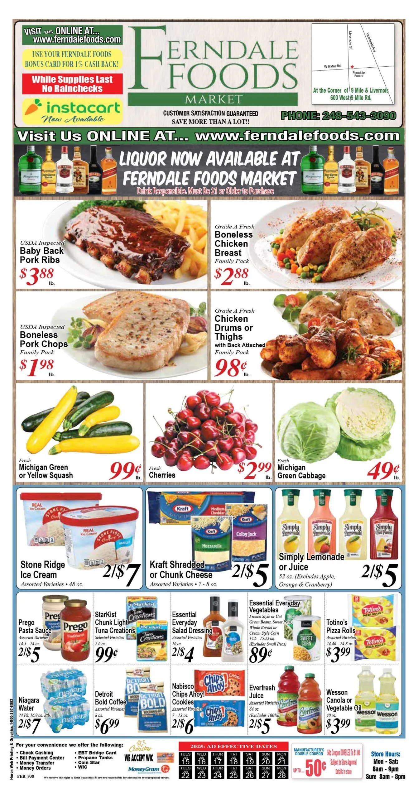 Weekly ad Ferndale Foods Sales from July 15 to July 28 2025 - Page