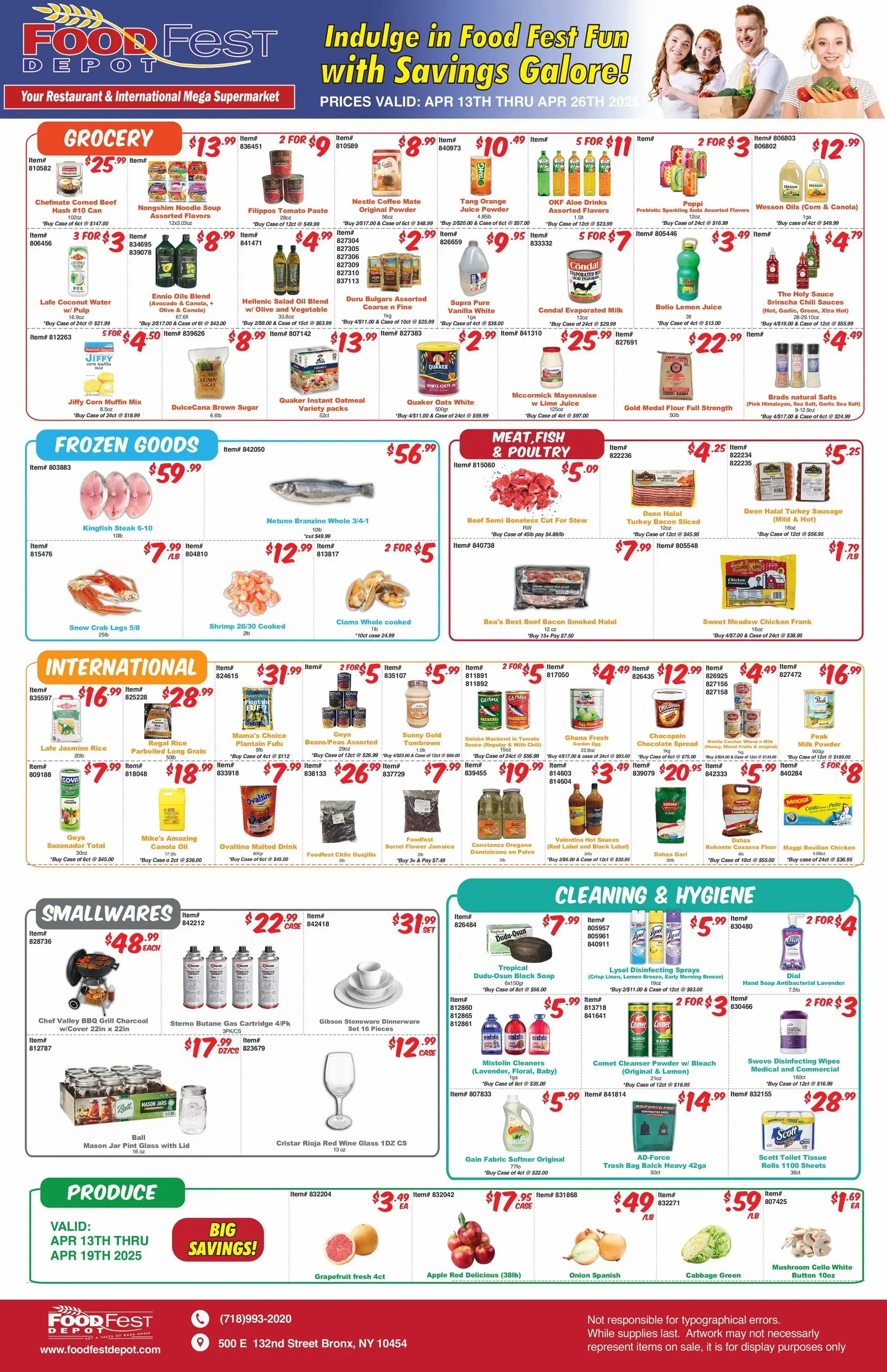 Weekly ad Food Fest Depot Sales from April 13 to April 26 2025 - Page 