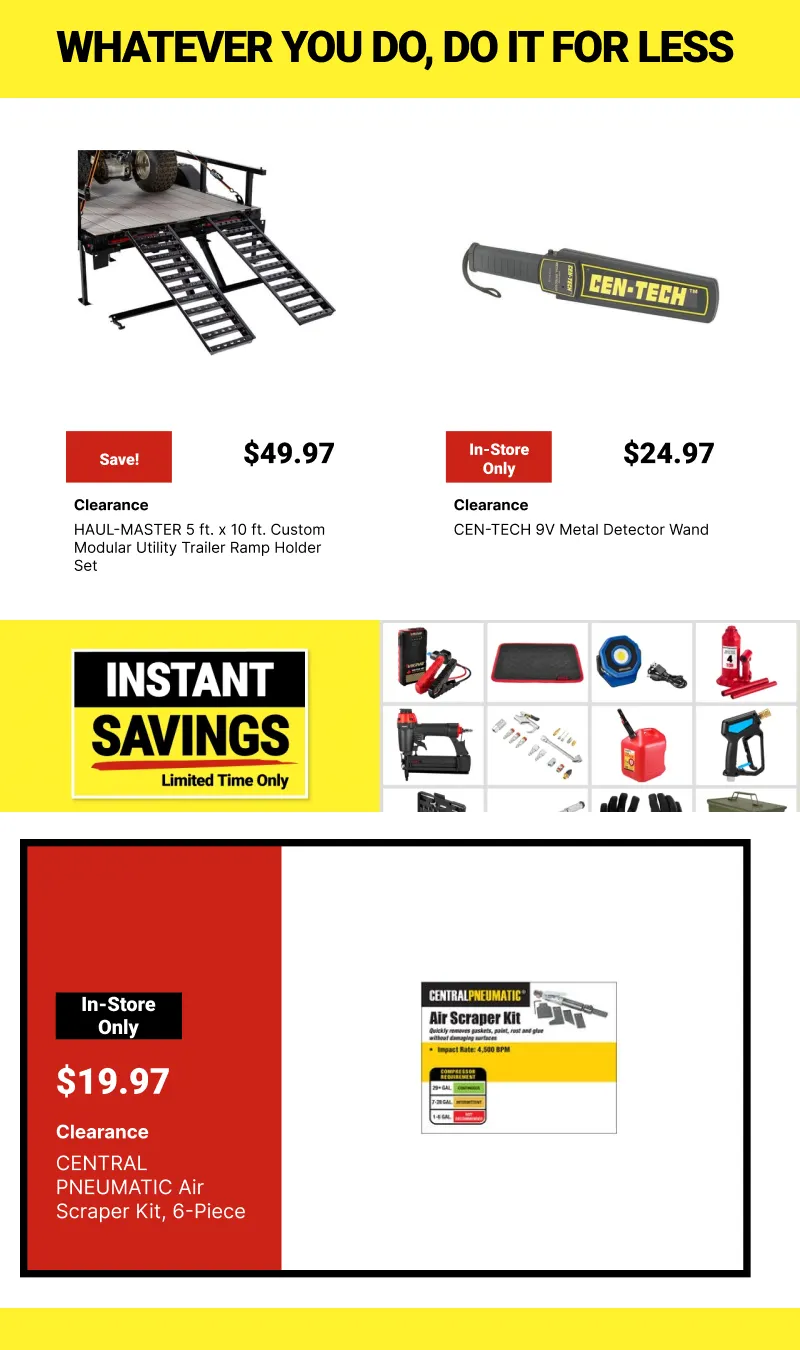 Weekly ad Clearance Tools At Harbor Freight from June 26 to July 10 2026 - Page 10