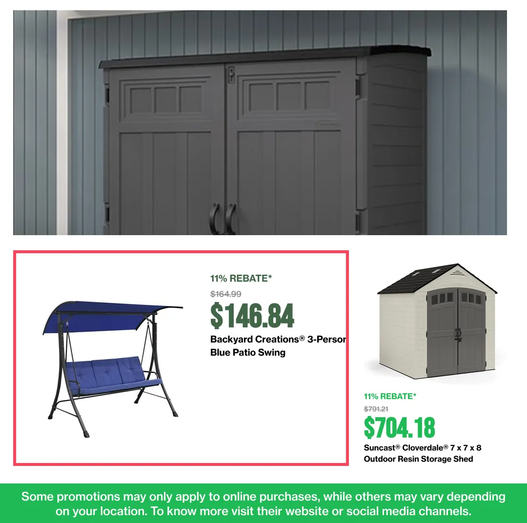 Weekly ad OUTDOOR LIVING & PATIO from April 6 to April 20 2026 - Page 10