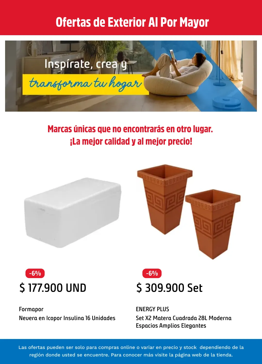 Catalogo de ofertas EXTERIOR Y TERRAZAS 21 de abril al 5 de mayo 2026 - Pag 10