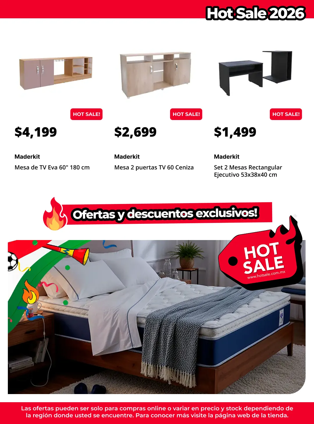 Catálogo de HOT SALE MUEBLES 26 de mayo al 2 de junio 2026 - Pagina 10