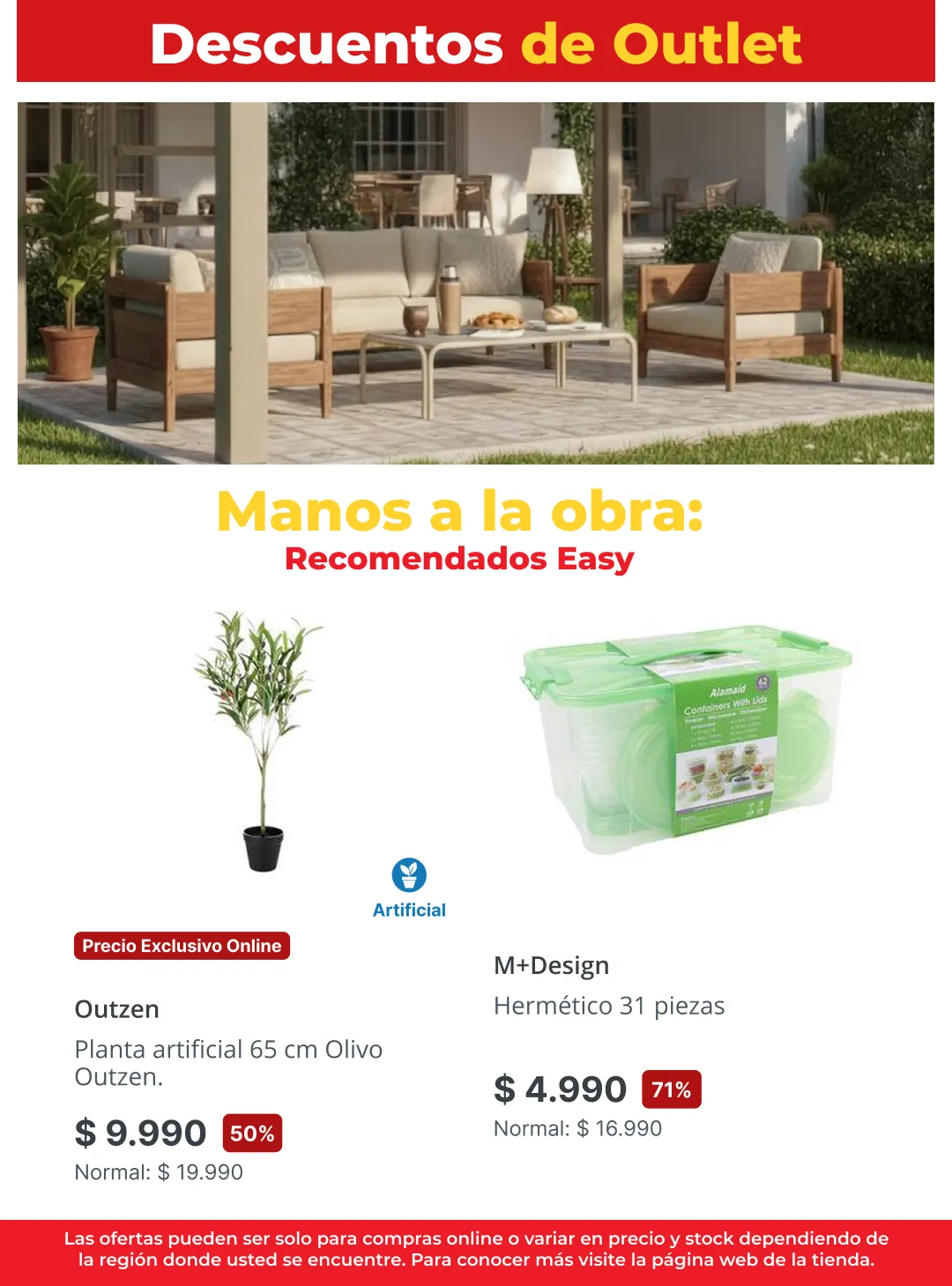 Catálogo de Outlet Easy 17 de julio al 31 de julio 2026 - Página 11