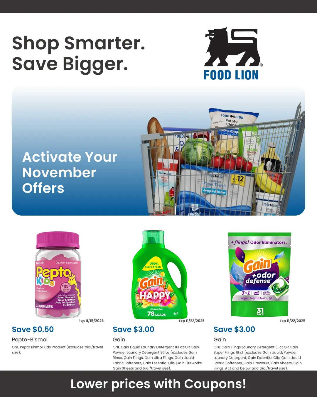 Weekly ad COUPONS from November 10 to December 2 2025 - Page 1