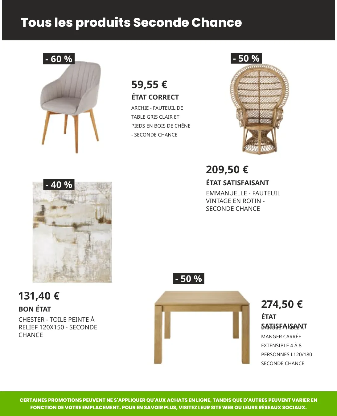 Seconde Chance du 22 avril au 6 mai 2026 - Catalogue page 11