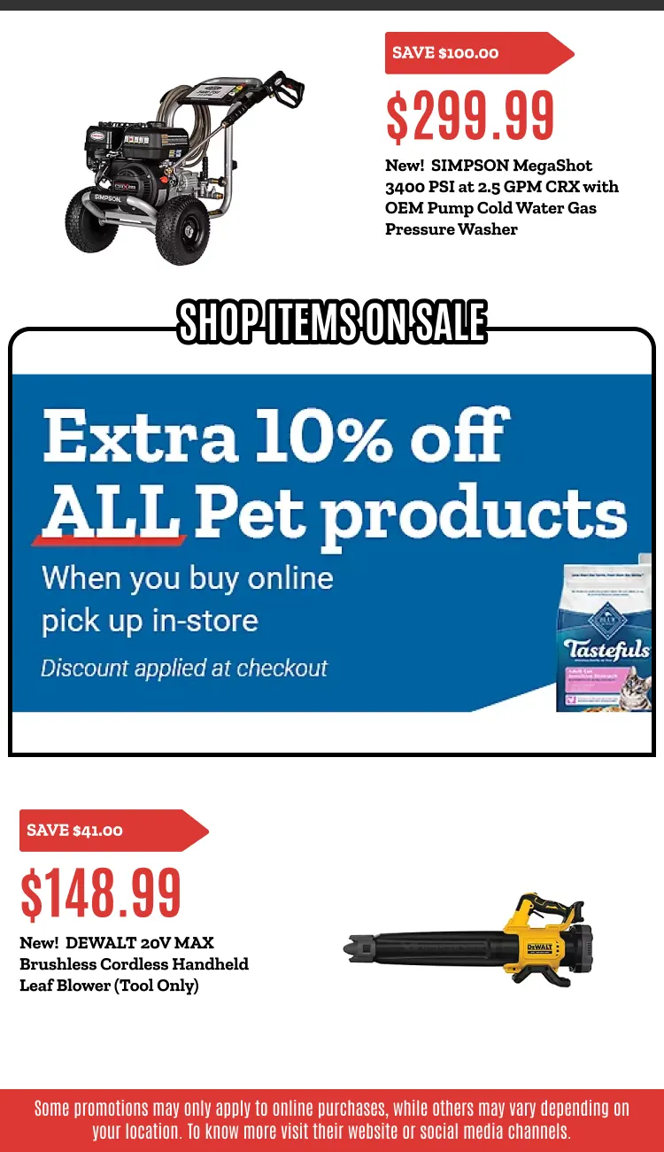 Weekly ad Outdoor Power Equipment Sale from May 28 to June 11 2026 - Page 11