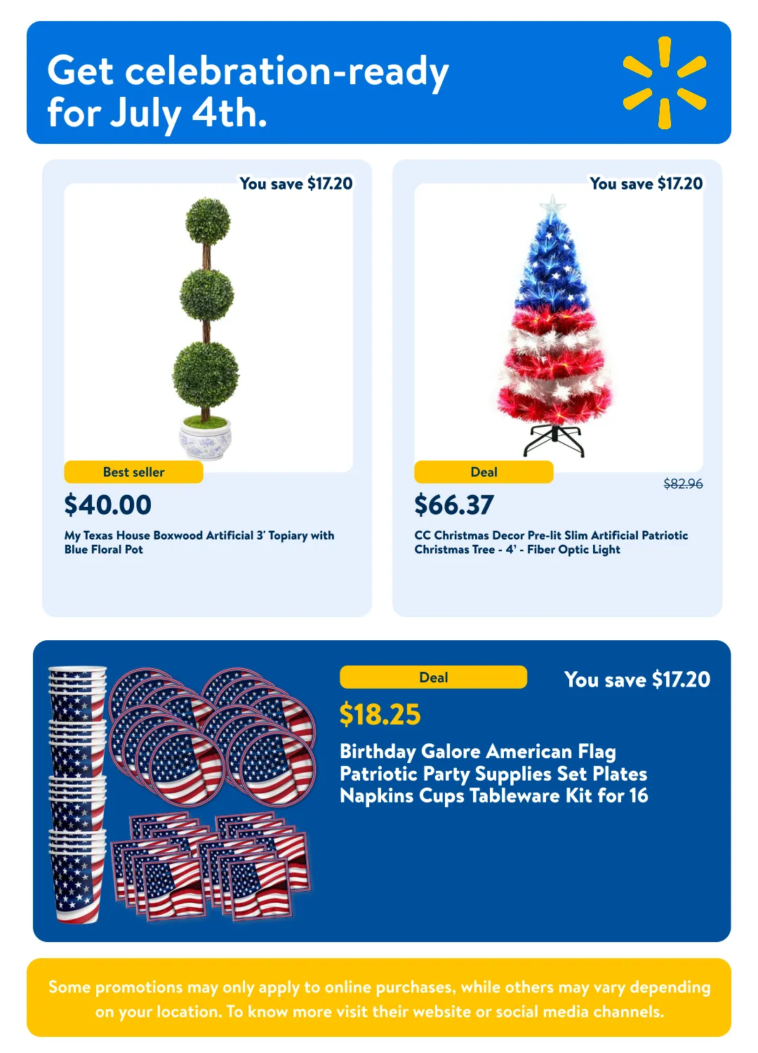 Weekly ad Patriotic decor and party supplies from June 25 to July 9 2026 - Page 11