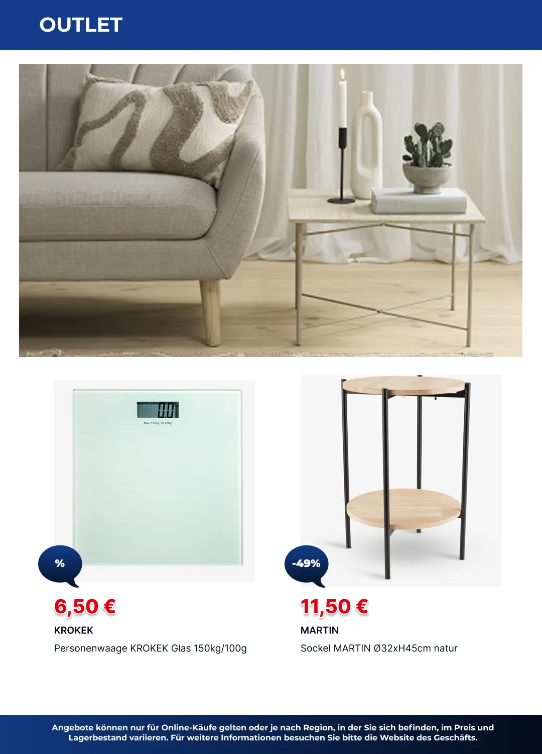 Outlet Angebote von 19. Januar bis 31. Januar 2026 - Prospekt seite 11