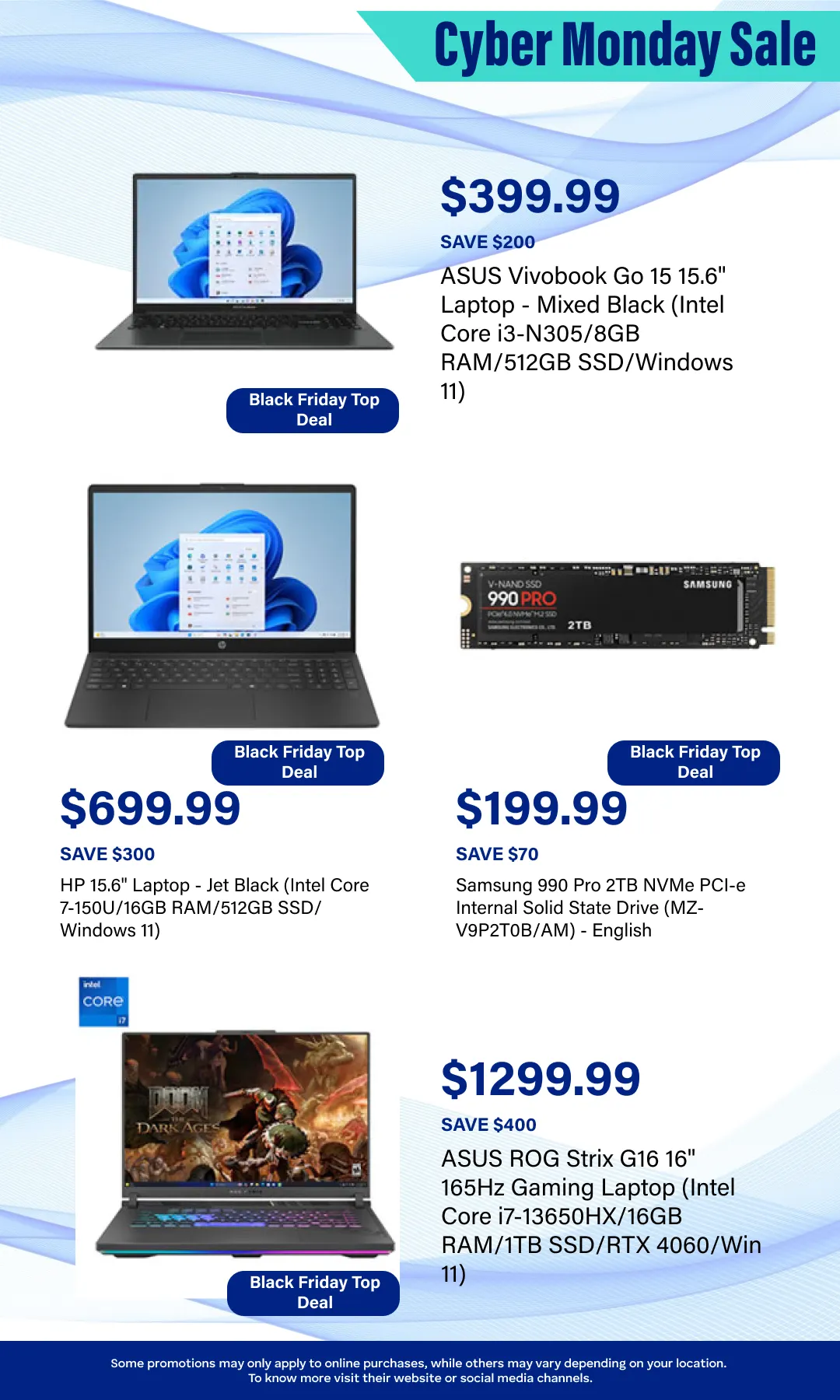 Cyber deals from December 1 to December 15 2025 - flyer page 11