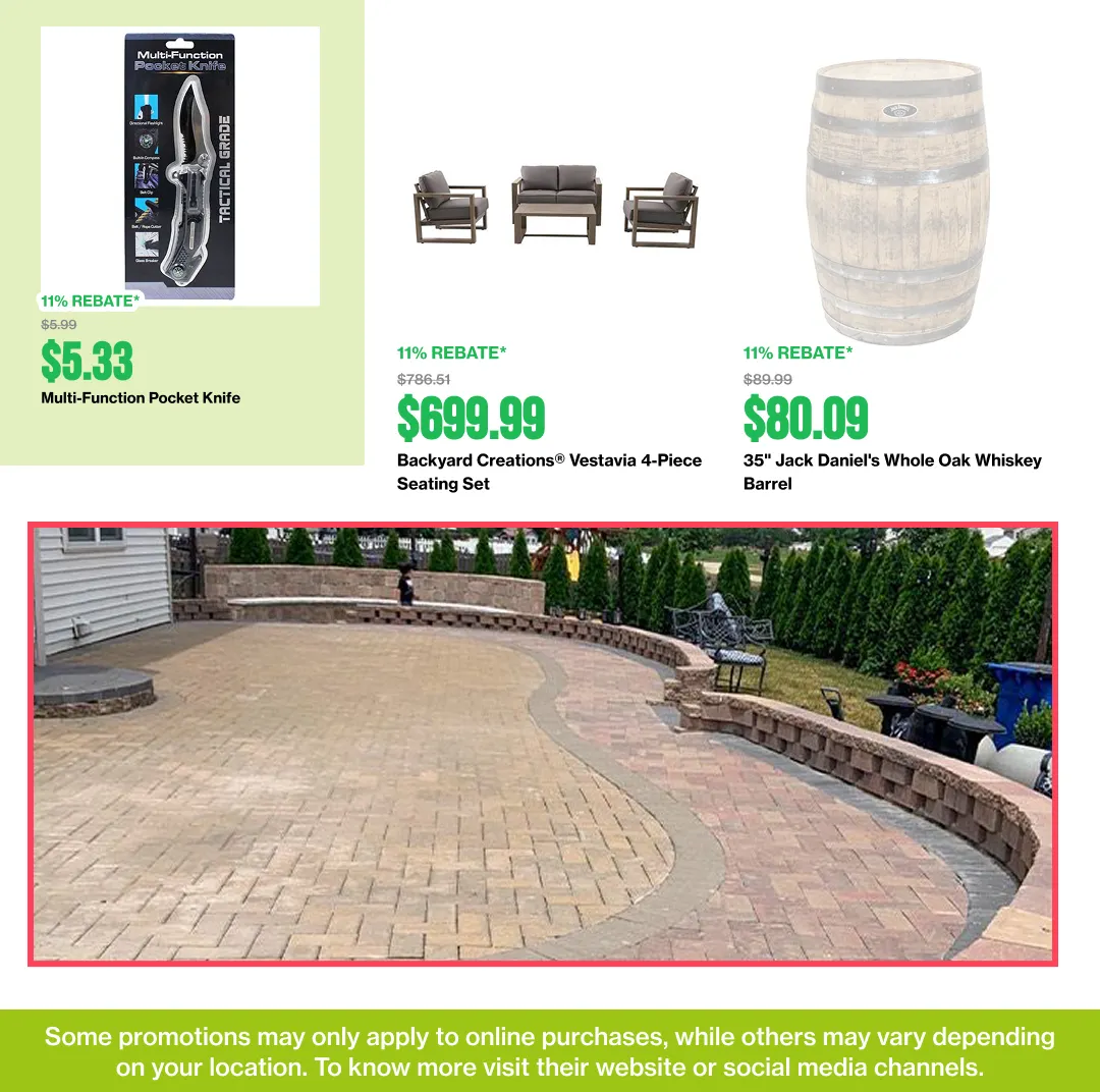 Weekly ad OUTDOOR LIVING & PATIO from April 6 to April 20 2026 - Page 11